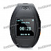 1.5" LCD GSM / GPS Personal Position Tracker Wrist Watch - Black