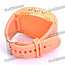 1.5" USB Rechargeable GPS Tracking Sports Watch - Orange + White