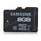 Genuine Samsung Micro SD Card - Black (8GB/Class 10)