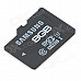 Genuine Samsung Micro SD Card - Black (8GB/Class 10)