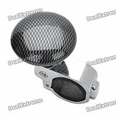 Car Steering Wheel Spinner Knob Power Handle Grip Ball - Silver + Grey