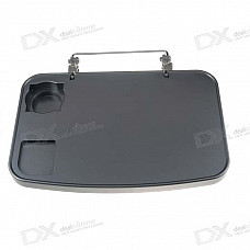 Portable Car Seat Ram Mount Fold-up Multi-tray Table for Laptops