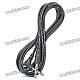 Instrument Guitar Bass Cable Cord - Black (3m/0.5cm)