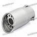 Stylish Stainless Steel Protective Car Exhaust Pipe Muffler - Silver