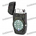 Stylish Cool 2-in-1 Metal Watch + Windproof Gas Lighter - Army Green (1 x SR626W)