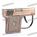 Cool Gun Pistol Style Zinc Alloy Windproof Butane Jet Torch Lighter