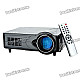 D9H 5" LCD LED Projector with HDMI / VGA / Scart / YPbPr / TV / S-Video - Black