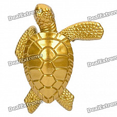 Stylish Cool Tortoise Style Zinc Alloy Windproof Gas Lighter - Golden