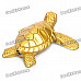 Stylish Cool Tortoise Style Zinc Alloy Windproof Gas Lighter - Golden