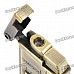 Stylish Cool Transformers Pattern Zinc Alloy Windproof Gas Lighter - Bronze