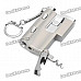 Stylish Cool Windproof Gas Lighter w/ LED Light / UV Lamp / Bottle Opener / Keychain (1 x SR626SW)