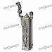 Classical Zinc Alloy Rhinestone Antiquing Oil Lighter