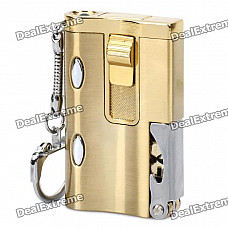 Stylish Cool Windproof Gas Lighter w/ LED Light / UV Lamp / Bottle Opener / Keychain (1 x SR626SW)