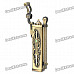 Classical Zinc Alloy Rhinestone Antiquing Oil Lighter