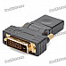 HDMI Female to DVI Male Adapter - Black