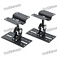 Universal Wall Ceiling Speaker Hanger Mount Stand - Black (2-Piece)