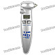 4-in-1 Multi-functional Outdoor 0.8" LCD Digital Tire Pressure Gauge - Silver (1 x CR2032)