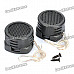 500W DIY Modified Mini Speakers for Car - Black (20cm-Cable Length / Pair)