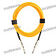 6.35mm Male to Male Audio Connection Cable for Guitar / Bass + More - Yellow (3 Meters)