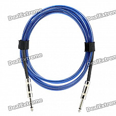 6.35mm Male to Male Audio Connection Cable for Guitar / Bass + More - Blue (3 Meters)