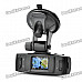 5.0MP CMOS Wide Angle Car DVR Camcorder w/ 4-LED Night Vision / TF / HDMI / AV-Out (1.5" TFT LCD)