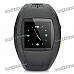 1.4" OLED GSM / GPS Personal Position Tracker Wrist Watch - Black