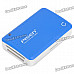 Pisen High Speed USB 2.0 Multifunction 4-in-1 Card Reader - Blue + White