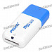 Pisen High Speed USB 2.0 TF Card Reader - Blue + White