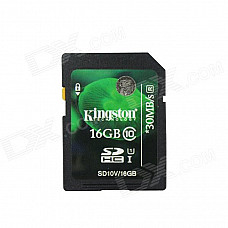 Genuine Kingston SDHC CLASS 10 SD Card with Write Protection Switch (16GB)