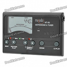 MUSEDO MT-80 1.8" LCD Metro-Tuner with Tone Generator (2 x AAA)