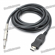 USB 2.0 Guitar Audio Cable (305CM-Length)