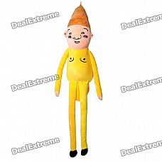 Funny Wretched Snivel Japanese Uncle Figure Plush Doll Toy - Yellow