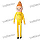 Funny Wretched Snivel Japanese Uncle Figure Plush Doll Toy - Yellow