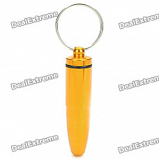 Unique Bullet Style Keychain with Small Gadgets Holder - Random Color