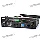 5.25" Front Panel Dual USB 3.0 Host w/ All-in-On Card Reader / 2 x Fan Control Combo