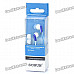 SN-334MP Fashion Stereo Earphone without Microphone - White + Blue