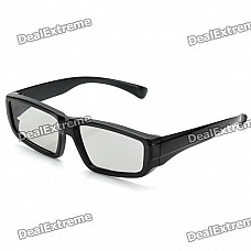 Stylish Circularly Polarized 3D Glasses - Black