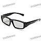 Stylish Circularly Polarized 3D Glasses - Black