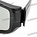 Stylish Circularly Polarized 3D Glasses - Black