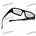 Stylish Circularly Polarized 3D Glasses - Black