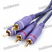 MILLIONWELL Dual RCA Male to Male AV Connection Cable (150cm)