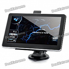 7.0" Touch Screen WinCE 6.0 MTK3351 GPS Navigator with FM / 4GB TF Card w/ Europe Map - Black