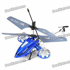 M302 Stylish 4-Channel Infrared R/C Helicopter - Blue + Black (6 x AA Batteries)