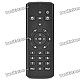 Multi-function 2.4G Wireless Remote Controller with USB Receiver - Black