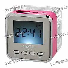 Rechargeable MP3 Player Speaker w/ FM / TF / USB / 3.5mm-Jack / Lighting Effect