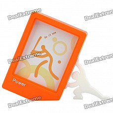 RIKISHI Creative Stylish Plastic Photo Frame with Stand - Random Color (12 x 9.5cm)