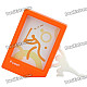 RIKISHI Creative Stylish Plastic Photo Frame with Stand - Random Color (12 x 9.5cm)