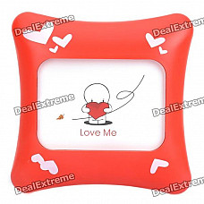 Cute 2-in-1 Photo Frame + Coin Bank with Stand - Random Color (12 x 8.5cm)