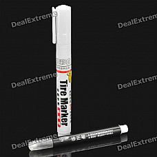 Tire Marker Paint Pen for Auto Car Motorcycle - White