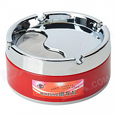 Stainless Steel Rotatable Cover Cigarette Ashtray (Size-M)